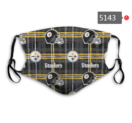 2020 NFL Pittsburgh Steelers #7 Dust mask with filter